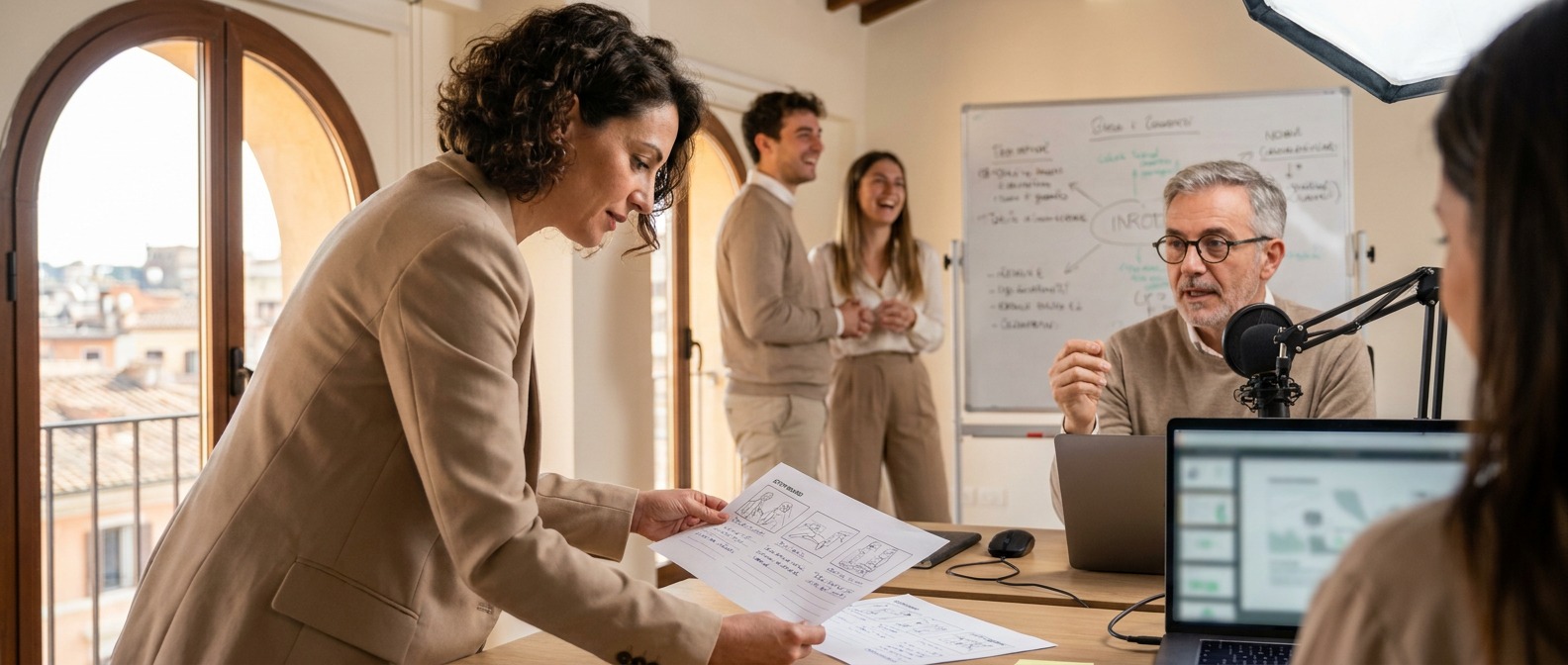Docenti di Accademia Domani al lavoro